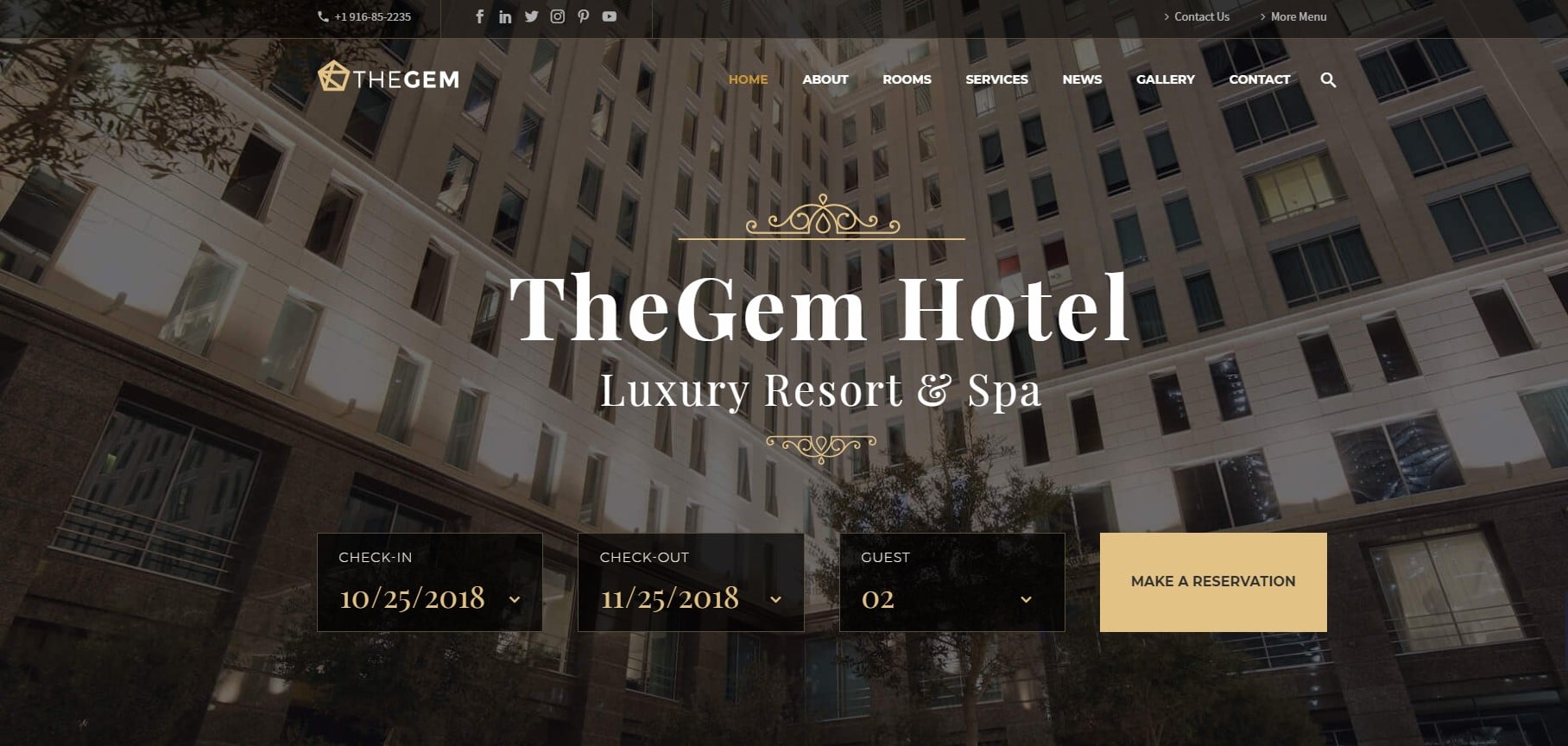 best hotel wordpress themes